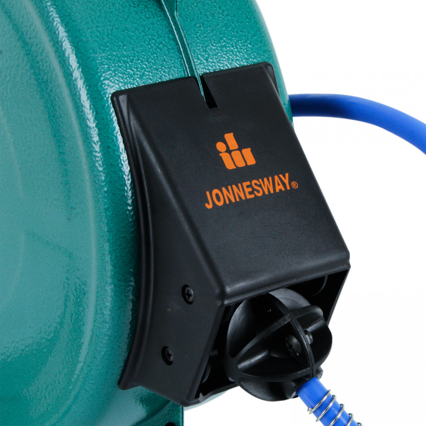 Enrollador retráctil Jonnesway JAZ-0001B – 15 m con manguera 4