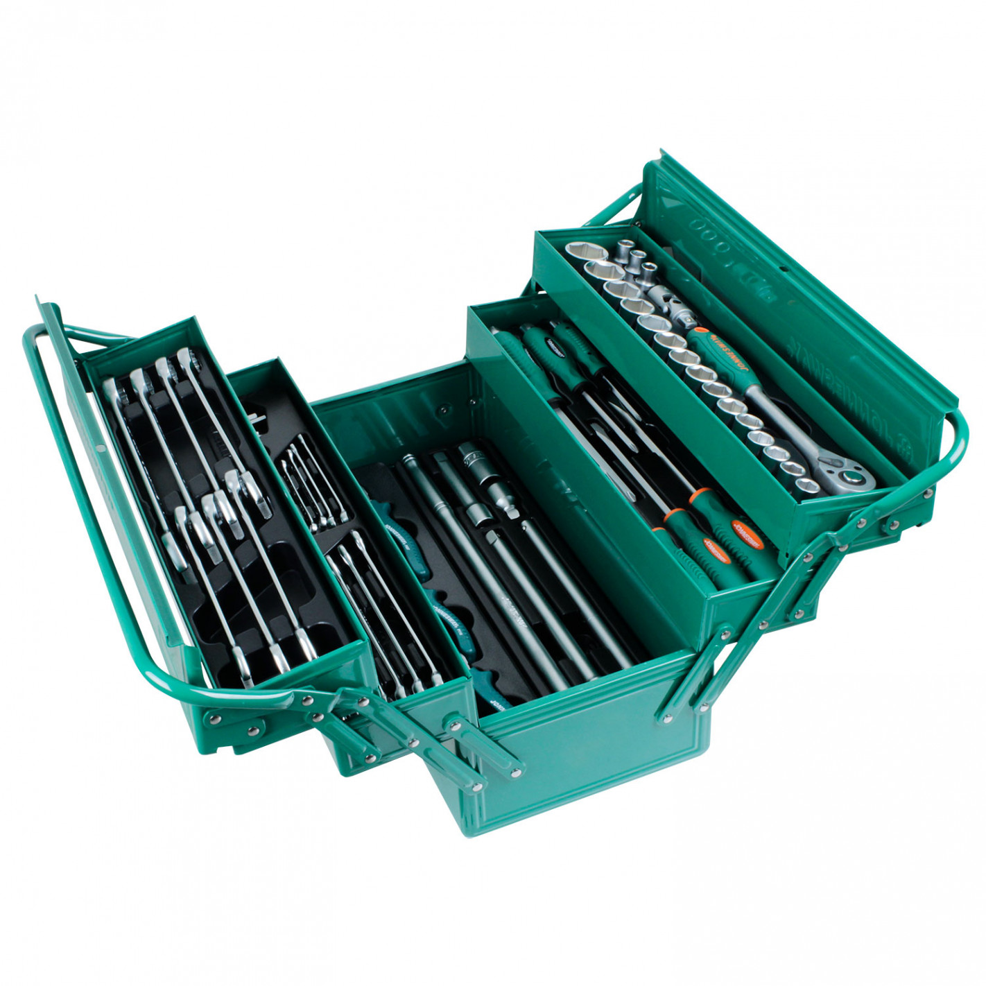 Caja de herramientas abatible 62 piezas C-3DH262 Jonnesway