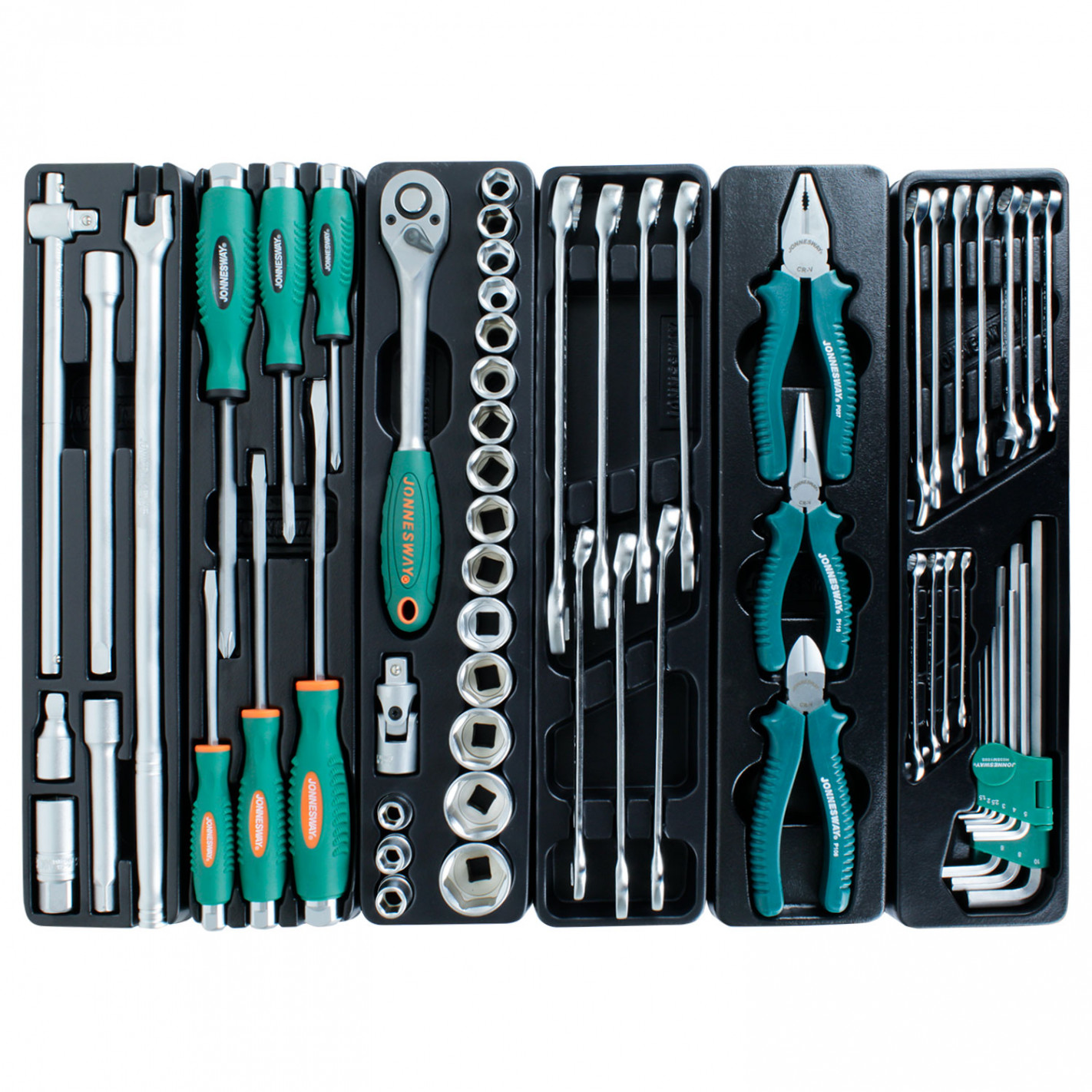 Caja de herramientas abatible 62 piezas C-3DH262 Jonnesway 3
