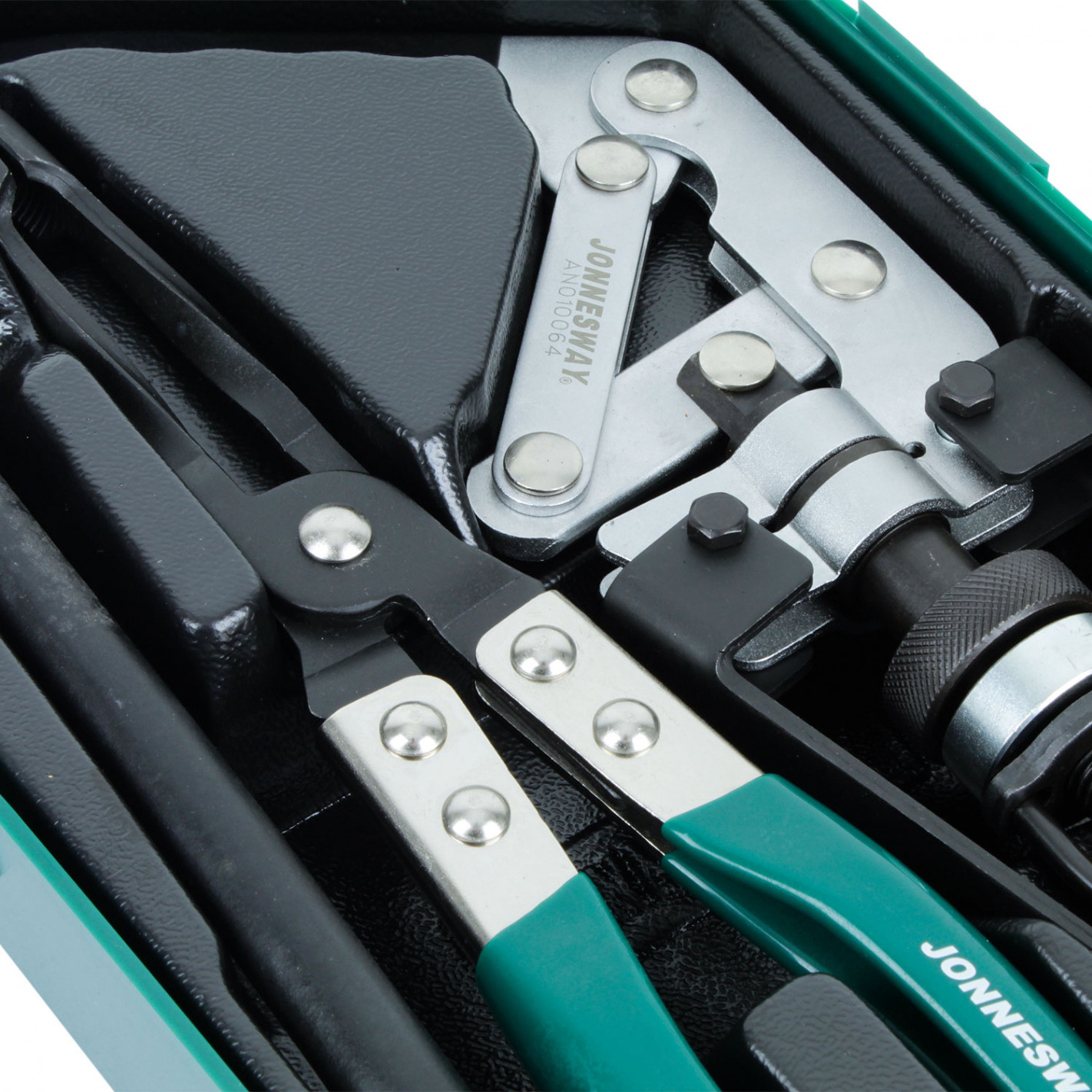 Kit compresor de resortes de válvulas Jonnesway AI10001SP 8