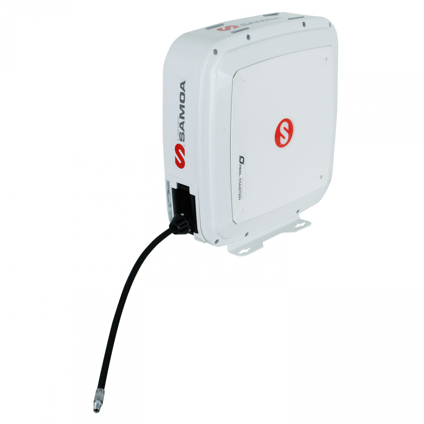 Enrollador de manguera 1/4" carenado 10 m para grasa 507300 Samoa