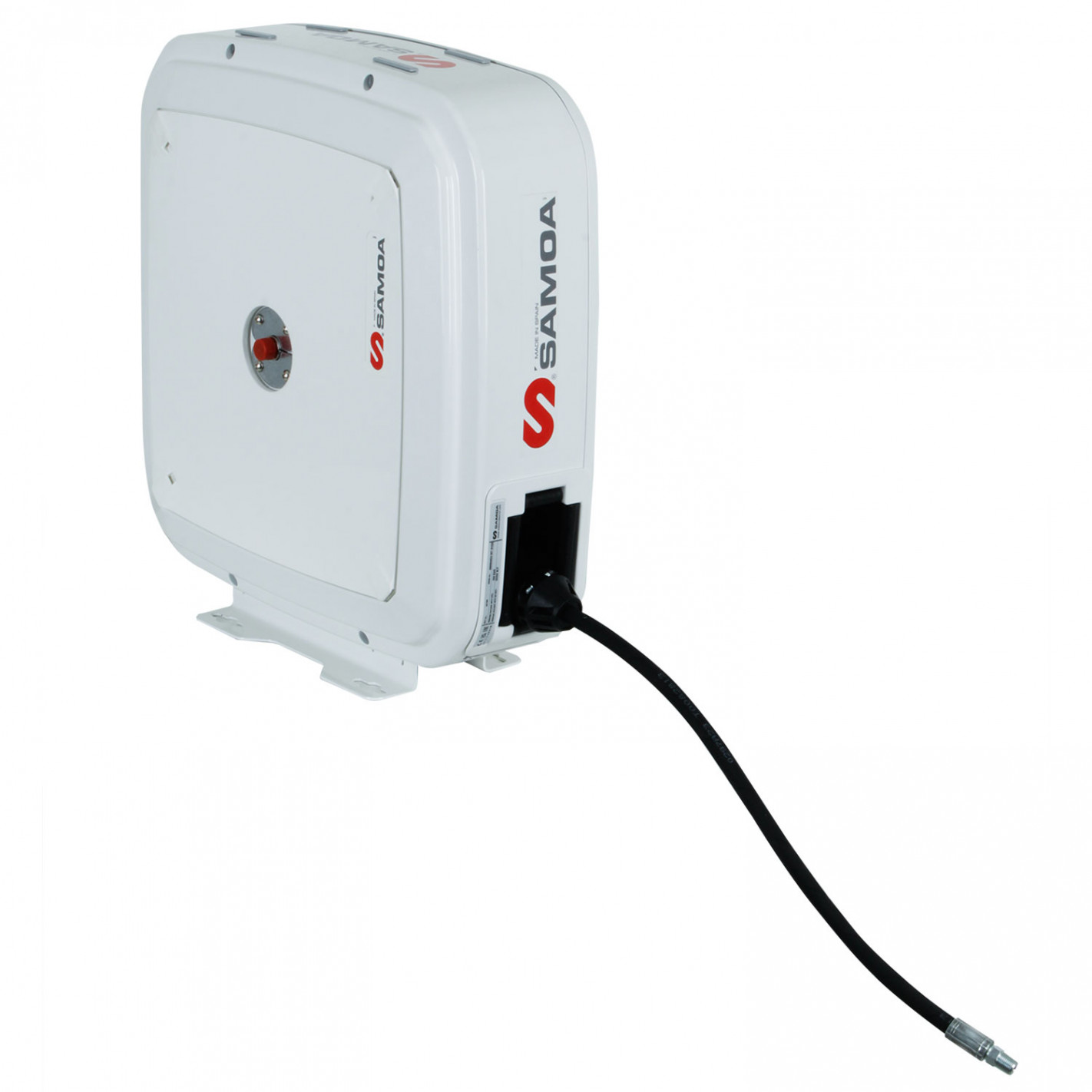 Enrollador de manguera 1/4" carenado 10 m para grasa 507300 Samoa