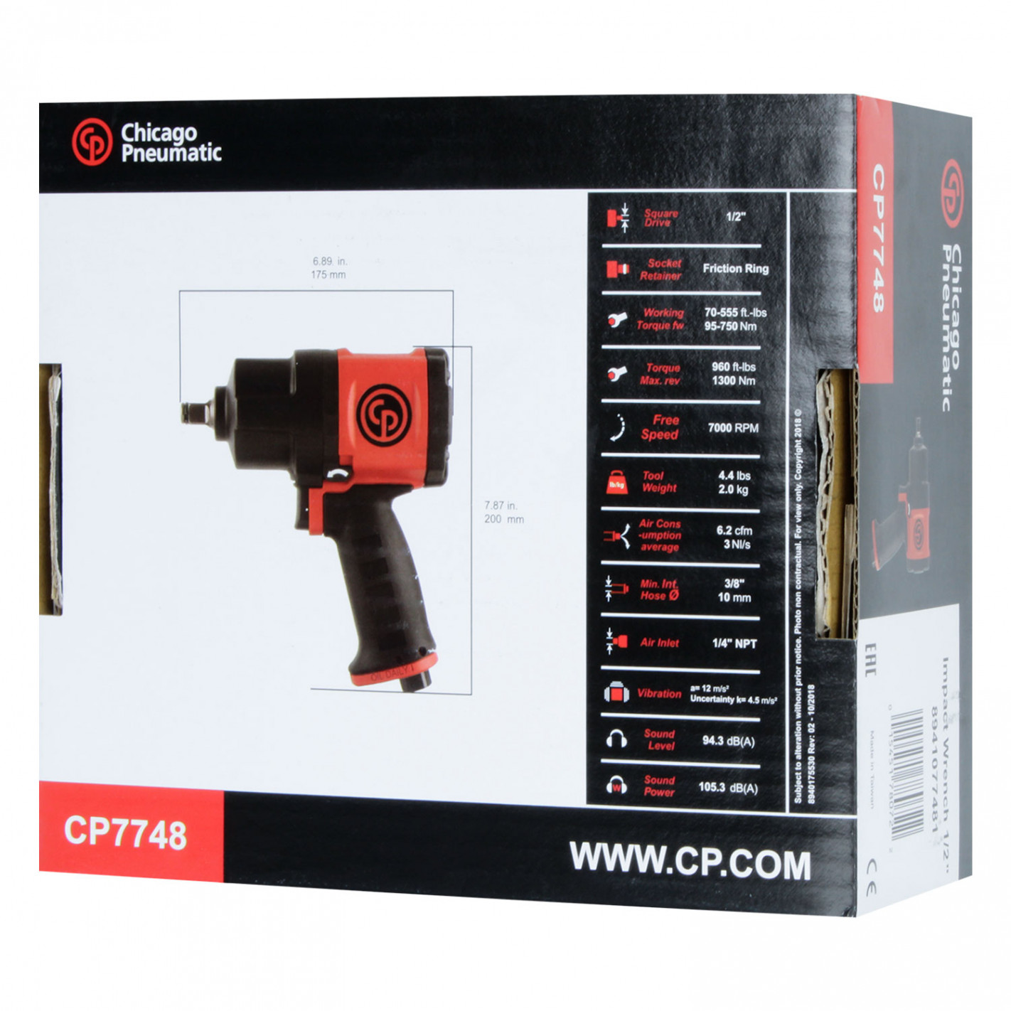 Llave de impacto 1/2