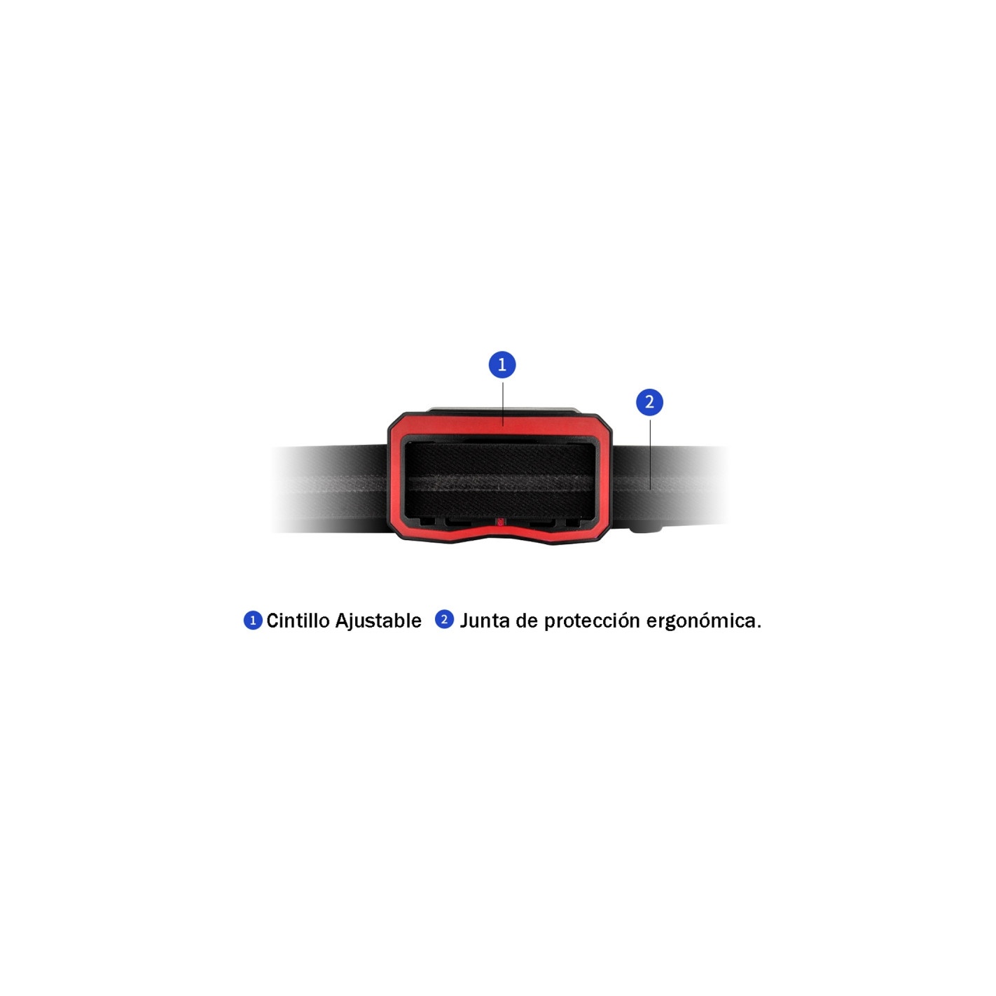Lámpara frontal LED Takenow HL-002, 160 lúmenes y tres temperaturas de color 3