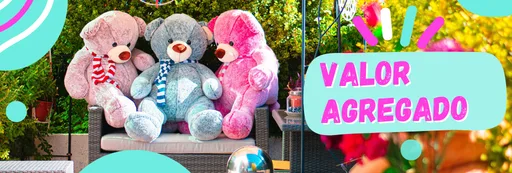 Decoración de eventos con peluches gigantes