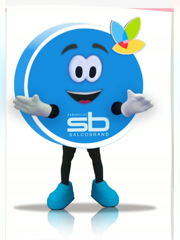 Diseño del personaje de Salcobrand antes de fabricar el peluche