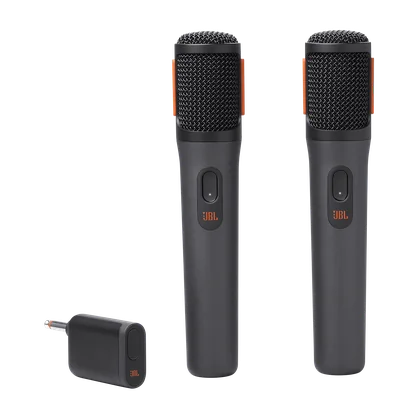 Micrófonos inalámbricos karaoke JBL PartyBox Wireless Mic por mayor - Negro