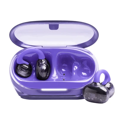 Audífonos abiertos TWS JBL Soundgear Clips por mayor - Morado
