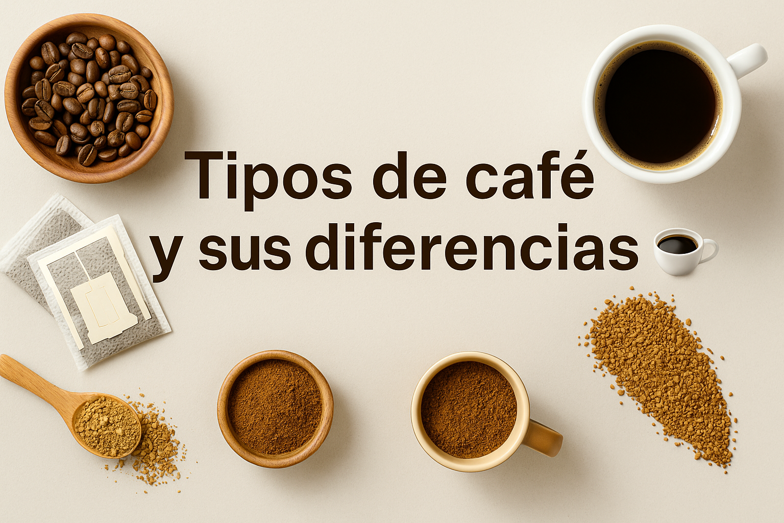 Tipos de café y sus diferencias - QTQ