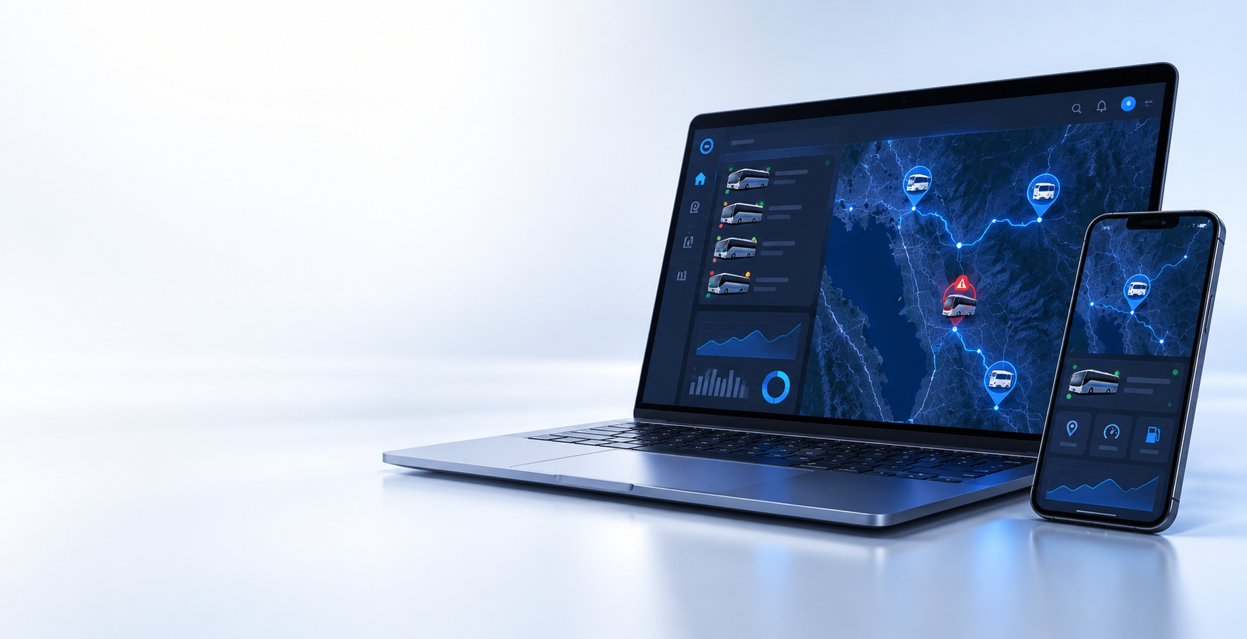 Plataforma de gestión de flotas Tecnobus