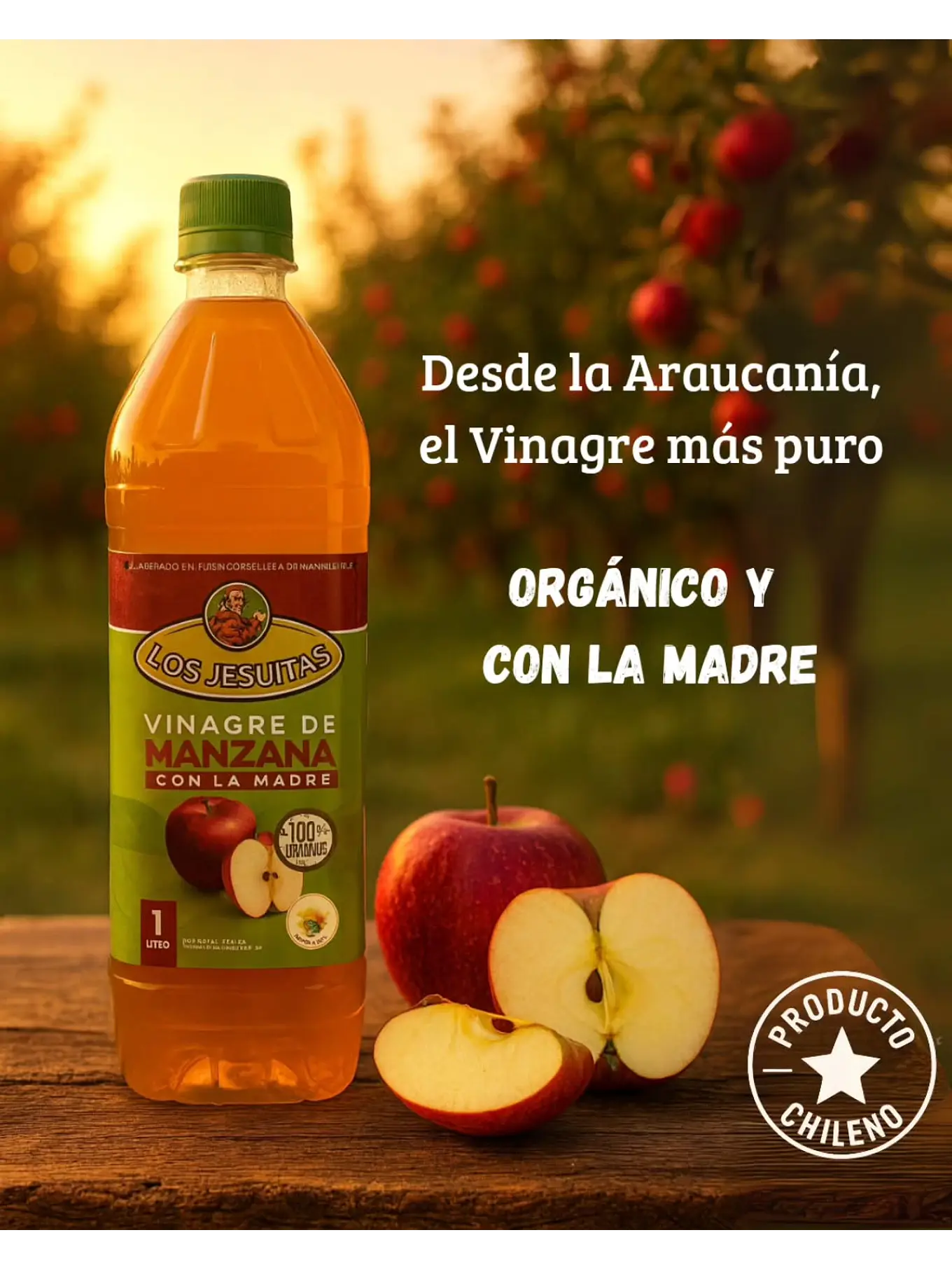 VINAGRE DE MANZANA ORGANICO