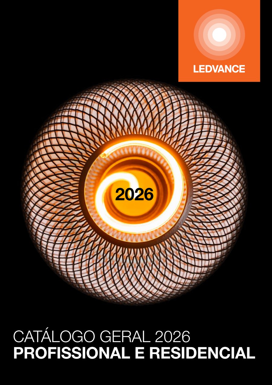Capa do catálogo Ledvance 2026